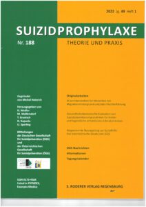 Suizidprophylaxe Heft Nr. 188