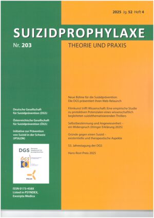 Suizidprophlyaxe Nr. 203 Theorie und Praxis